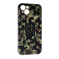 Чехол Силикон Case UA для iPhone 14, Military TPU Touch Soft