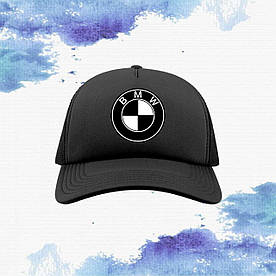 Кепка тракер "BMW" логотип - Черный