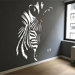 Трафарет для фарбування, Зебра, одноразовий із самоклеючої плівки 210 х 115 см