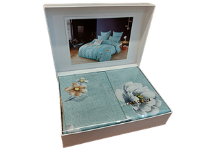 Постільна білизна в подарунковій упаковці Casa Delux 4 наволочки, фото 3