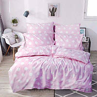 Детский постельный комплект сатин розового цвета 326597