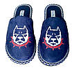 Хатні капці підліткові закриті синій ПітБуль "PaGo", фото 4