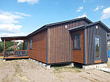 Каркасний будинок для дачі 8*10 з терасою, фото 6