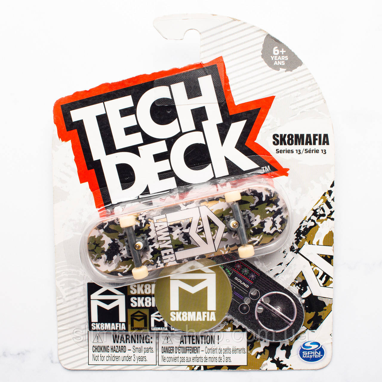 Фінгерборд Tech Deck Sk8mafia Stephen Lawyer Gold Camo Series 13
