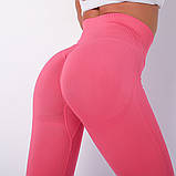 Легінси жіночі спортивні 10891 S рожеві, фото 6