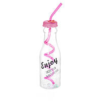 Бутылочка коктейльная Enjoy 650мл цвет розовый SmartStore