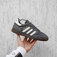 Мужские кроссовки Adidas Spezial (серые) низкие демисезонные повседневные кроссы 2410