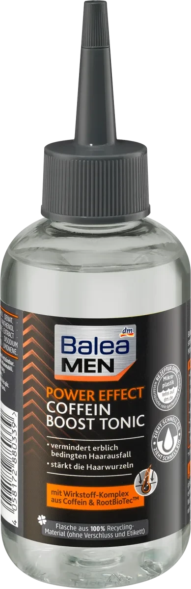 Тонік проти випадіння волосся Balea Men Power Effect Coffein Boost, 150 мл.