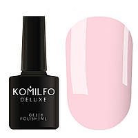 Гель-лак для ногтей Komilfo Deluxe Series №D028 светлый лилово-розовый, эмаль, 8 мл