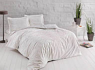 Комплект постільної білизни TAC сатин полуторний розмір Castillo Cream