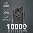 УМБ Promate PowerMag-Duo 10000 mAh, MagSafe, USB-C PD Black (powermag-duo.black), фото 3