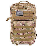 Рюкзак тактичний штурмовий 38 л сечовий SP-Sport (48х28х28 см), фото 5