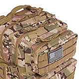 Рюкзак тактичний штурмовий 38 л сечовий SP-Sport (48х28х28 см), фото 8