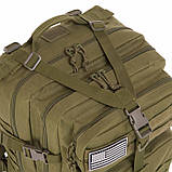 Рюкзак тактичний штурмовий 38 л сечовий SP-Sport (48х28х28 см), фото 8