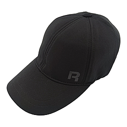 Кепка бейсболка чоловіча Україна 54-58 розмір трикотажна бавовна чорний (ББ493)