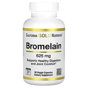 Бромелайн California Gold Nutrition Bromelain 625 мг 90 капс.