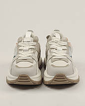 Кросівки жіночі Prima d'Arte 1781 36 молочна шкіра текстиль, фото 5