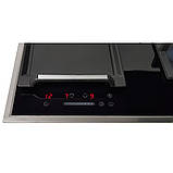 Комбінована варильна поверхня індукція та газ конфорки. Склокераміка у сталевій рамці Luxor GI 67 SS, фото 8