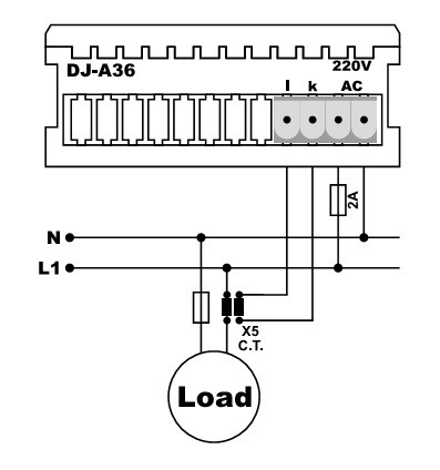 Схема подключения амперметра