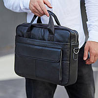 Чоловіча шкіряна сумка Keizer K117614-black