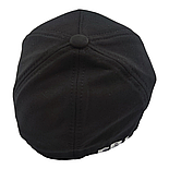 Кепка бейсболка дитяча 54-58 розмір трикотажна дитячі головні убори чорний (БД603), фото 4