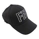 Кепка бейсболка дитяча 54-58 розмір трикотажна дитячі головні убори чорний (БД603), фото 3