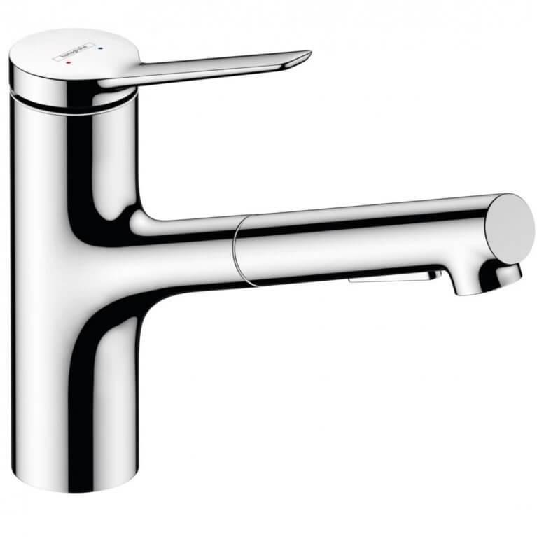 Змішувач для кухні Hansgrohe Zesis M33 150 з витяжним виливом (74810000)