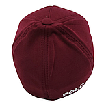 Кепка бейсболка чоловіча Україна 54-58 розмір трикотажна бавовна бордова (ББ504), фото 4