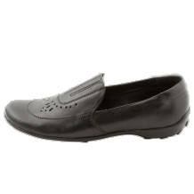 Туфлі робочі жіночі КЛАСИКА чорні на гумці, клеєпрошив