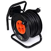 Подовжувач барабанний Kraft&Dele KD4037 30 м 3 x 2,5 мм для електроприладів R_2037