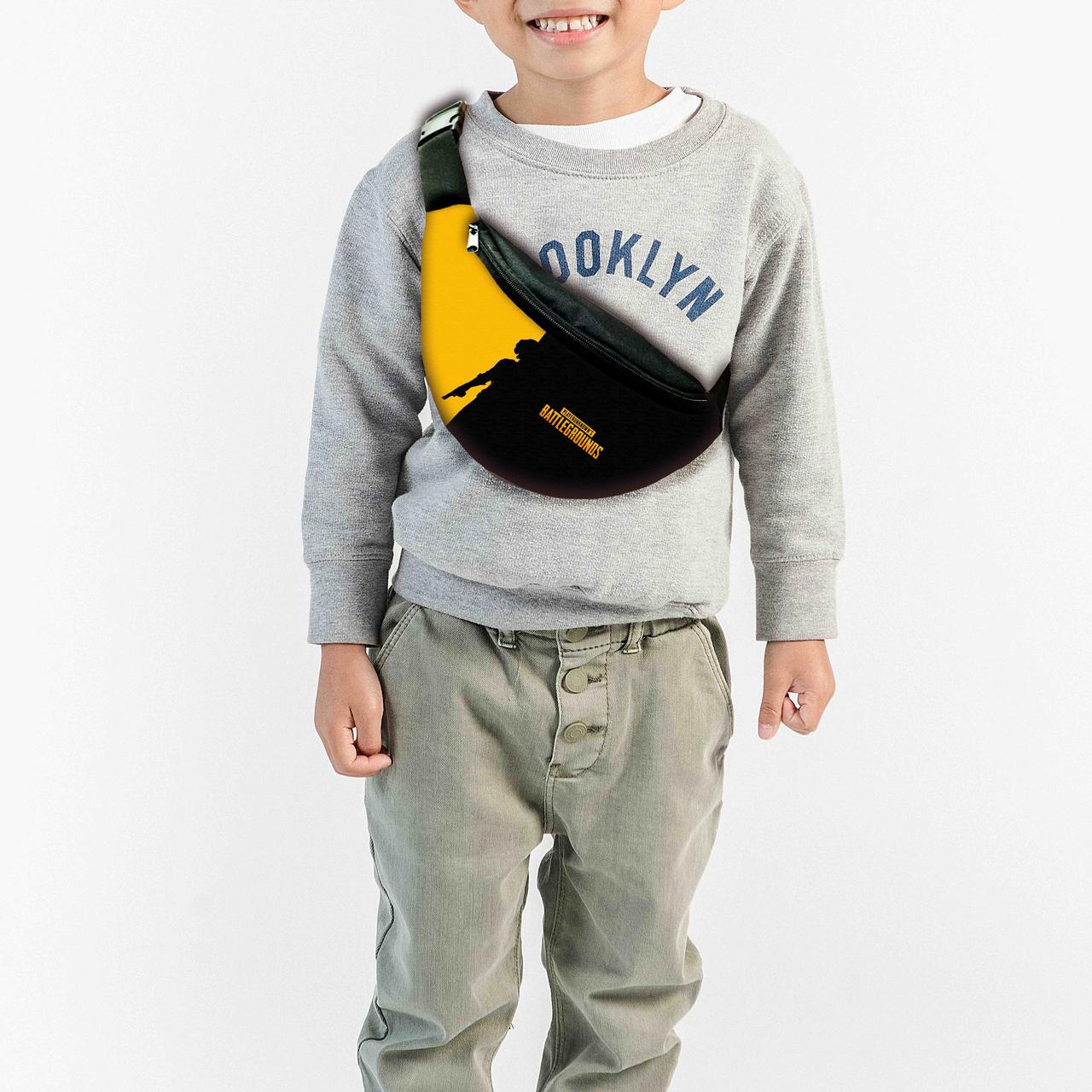 Сумка-бананка  PUBG (PlayerUnknown's Battlegrounds) з принтом, 32х15см, дитяча, молодіжна (0159), фото 1