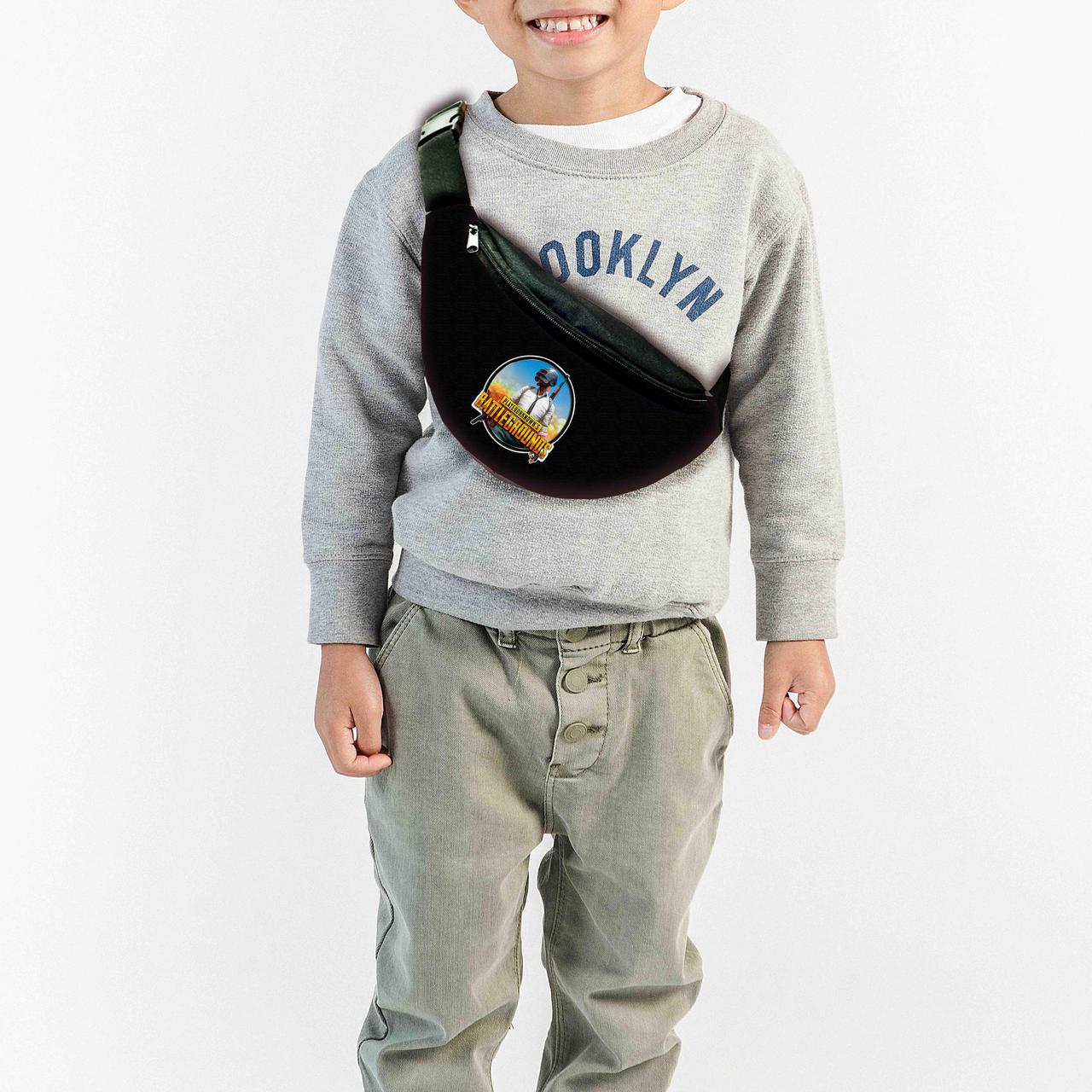 Сумка-бананка  PUBG (PlayerUnknown's Battlegrounds) з принтом, 32х15см, дитяча, молодіжна (0160), фото 1