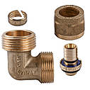 Кутник із зовнішньою різьбою APE ITALY 753 L 1/2″х20 (000000895), фото 4