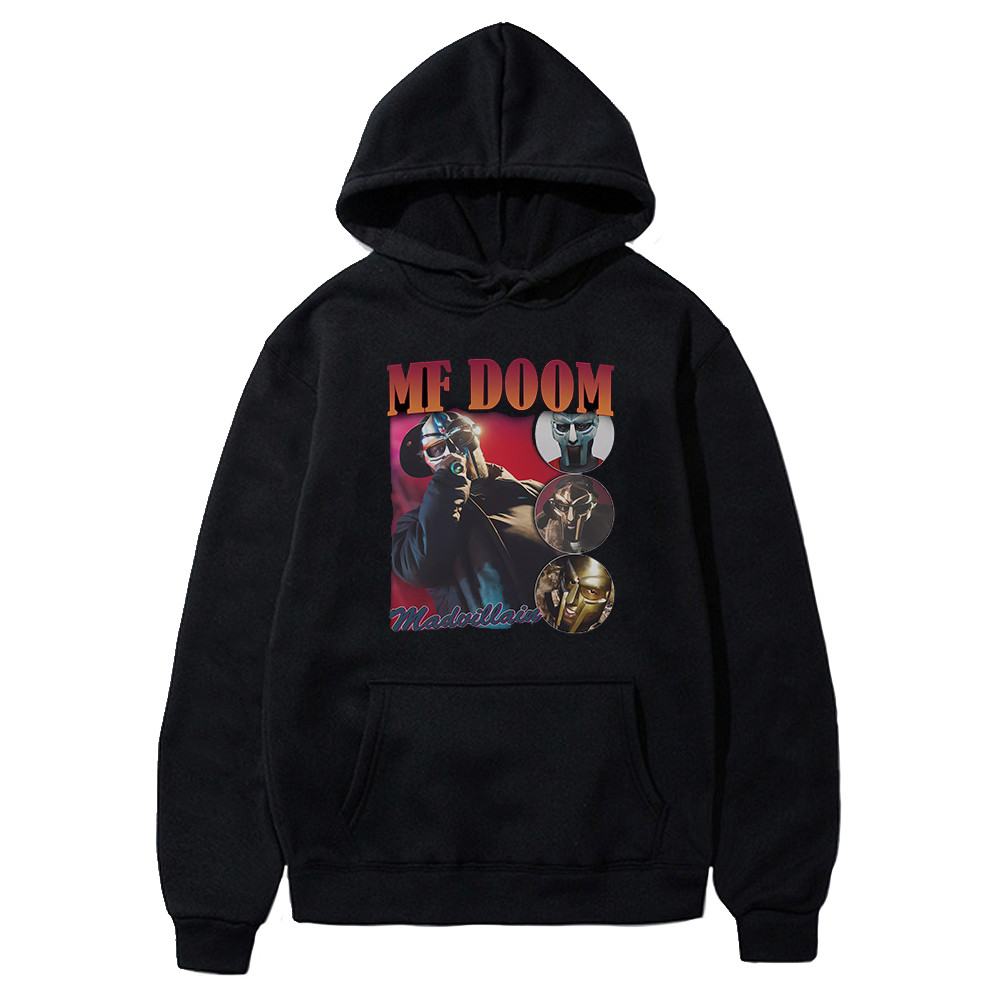 Худi чорний LOYS MF Doom Oldschool XS