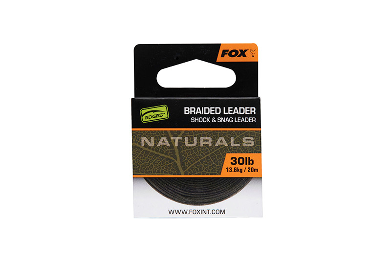 Шок лідер  FOX EDGES™ NATURALS 40lb/20m