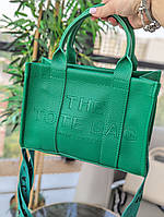 Женская сумка Марк Джейкобс зеленая Marc Jacobs Tote Bag мини