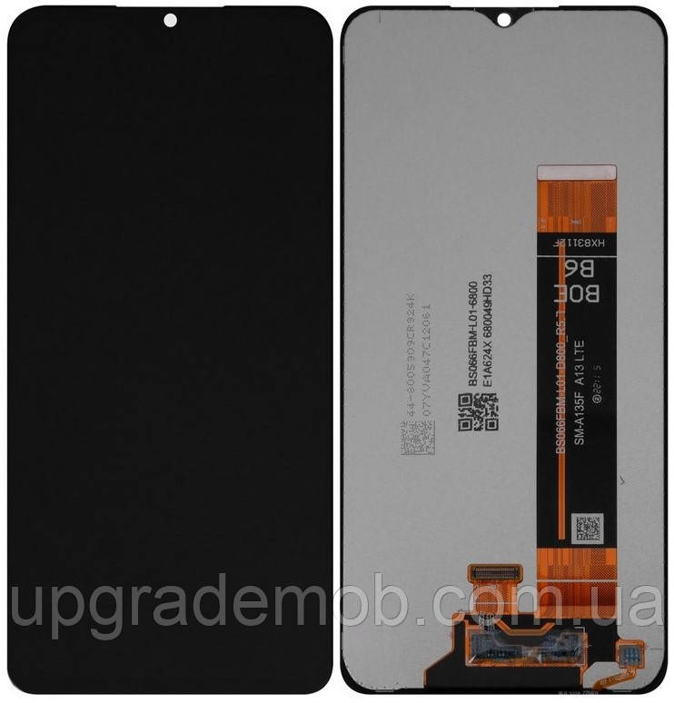 Дисплей-модуль тачскрин Samsung A135 Galaxy A13 4G /A137 /A236 /M135 /M236 /M336 чорний оригінал сервісна