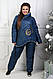 Теплий жіночий костюм болоневий на овчині та синтепоні, фото 5