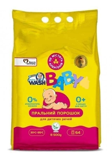 Порошок для прання Doctor Wash Baby 8.5 кг 4260637720788