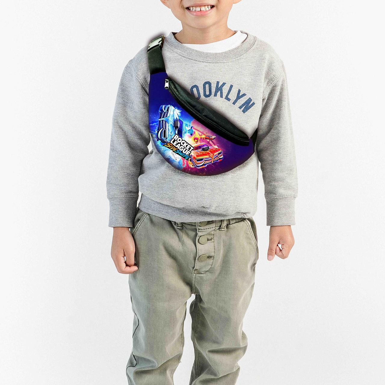 Сумка-бананка   "Rocket League" з принтом, 32х15см, дитяча, молодіжна (0169), фото 1