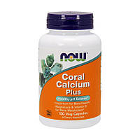 Кораловый кальций Now Foods Coral Calcium Plus 100 veg caps