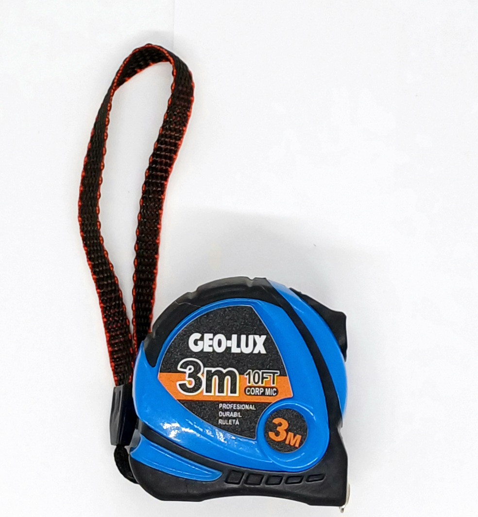 Рулетка вимірювальна з магнітом 3 м * 16 мм Geo-Lux