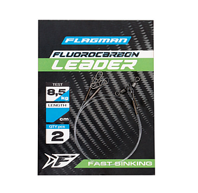 Повідець флюорокарбоновый Flagman 0.40мм 25 см 8.5кг