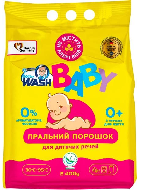 Порошок для прання Doctor Wash Baby 2.4 кг 4260637722034