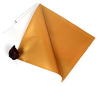 Упаковочная бумага двухсторонняя. Цвет: Белый/Золото. Размер: 56см х 55см. В упак: 5 листов.