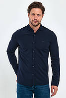 Рубашка однотонная Trend Collection 2320 синий (LACIVERT) S
