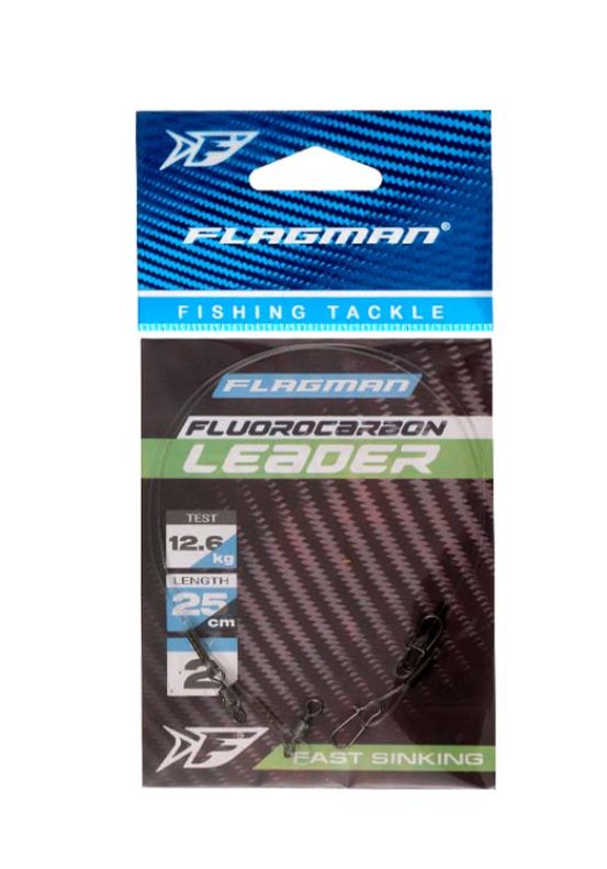 Повідець Flagman Fluorocarbon Leader 12.6кг 25см