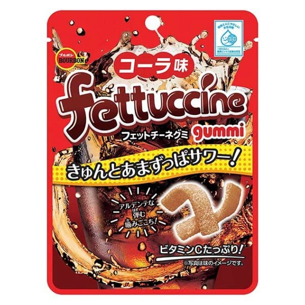 Желейні цукерки Bourbon Fettuccine Gummy Coke Flavor 50 g