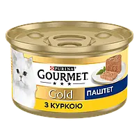Purina Gourmet Gold Паштет с курицей 85 г влажный корм для котов (122916-21) BE