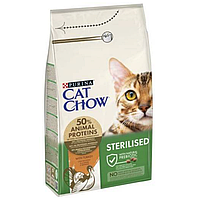 Purina Cat Chow Sterilised Turkey 15 кг сухой корм для котов (166792-21) BE